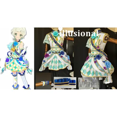 Illusional Custom Size Aikatsu STARS Kizaki Rei Cosplay Kostüm für Frauen Cosplays Anime Uniform Image