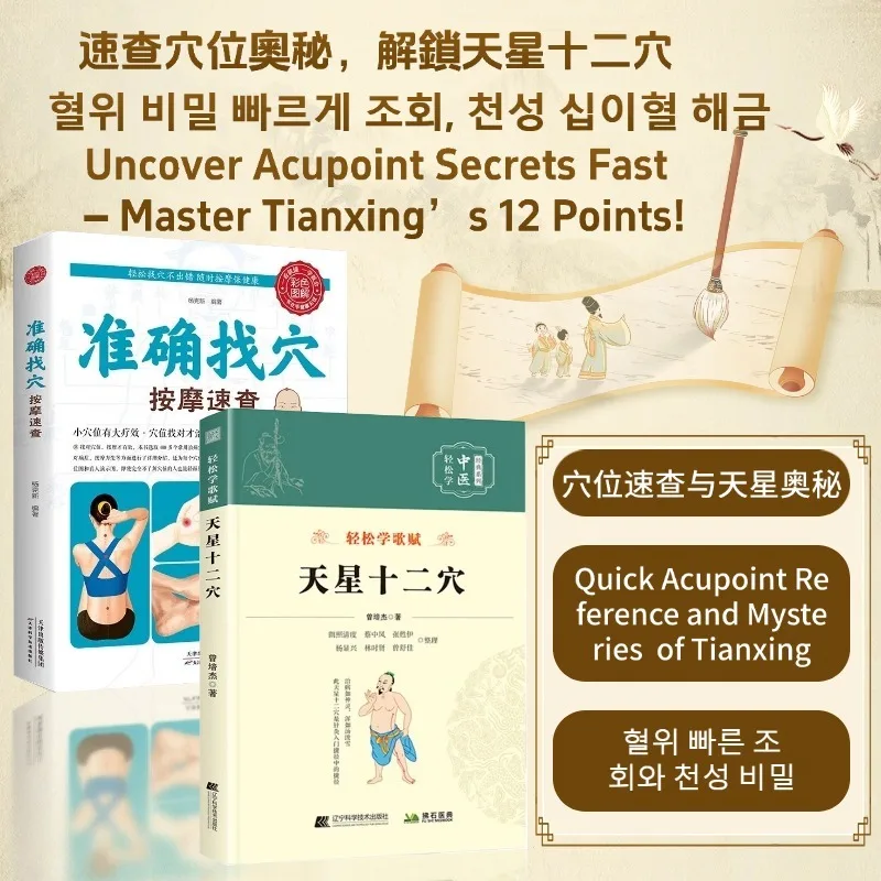 Forgotten Home Apothekerbuch: TCM Acupoint Mastery Bundle – Präziser Standortführer + New Edition Twelve Tianxing Points Image