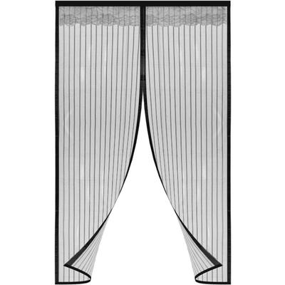 Magnet Fliegengitter Tür 120 x 240 cm Insektenschutz Balkontür Fliegenvorhang Mückenschutz Image