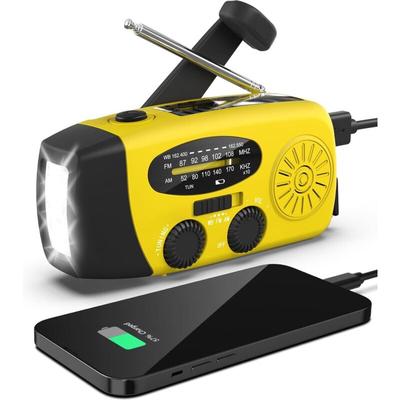 Solar-Wetterradio für den Notfall, Erdbeben-Set, Handkurbel, selbstbetrieben, am/fm/wb, Image