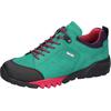 Trekkingschuh WALDLÄUFER "H-Amiata", Damen, Gr. 5 (38), grasgrün, lila, Gummi, Nubukleder, Textil, sportlich, Schuhe, Freizeitschuh, Halbschuh, Schnürschuh mit TEX-Membran, H-Weite
