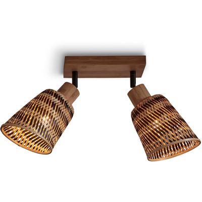 GOOD & MOJO Deckenleuchte "JAVA", braun (braun, schwarz), Ø 15,00cm H: 24,00cm, Lampen, Nachhaltig, Deckenstrahler Image