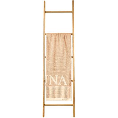 Saunatuch SCHIESSER "Rom aus garngefärbtem, kuschelweichem Baumwollfrottier", beige (sand), B:75cm L:200cm, Frottier, Frottier, Handtücher (Packung), Made in Green Image