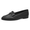 Slipper TAMARIS, Damen, Gr. 40, schwarz, Leder, unifarben, elegant, Schuhe, Blockabsatz, Schlupfschuh, Businessschuh mit hübscher Zierspange