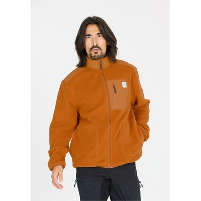Strickpullover WHISTLER "Felis", Herren, Gr. XL, orange, 100% Polyester, unifarben, casual, normal, hoch geschlossener Ausschnitt, Langarm, Pullover, aus weichem Teddyfleece mit flachen Nähten Image