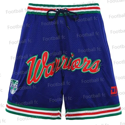 New Arrival Australia Summer NRL 2024 Warriors Dynasty Basketball Shorts Oversized Cartoon