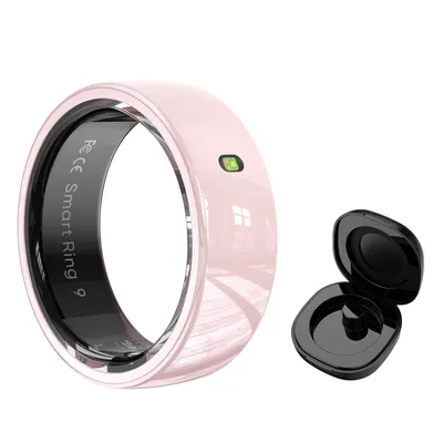 New R05 Smart Ring with Charging Case 5ATM Waterproof NFC Function Health Heart Rate Monitor Sports