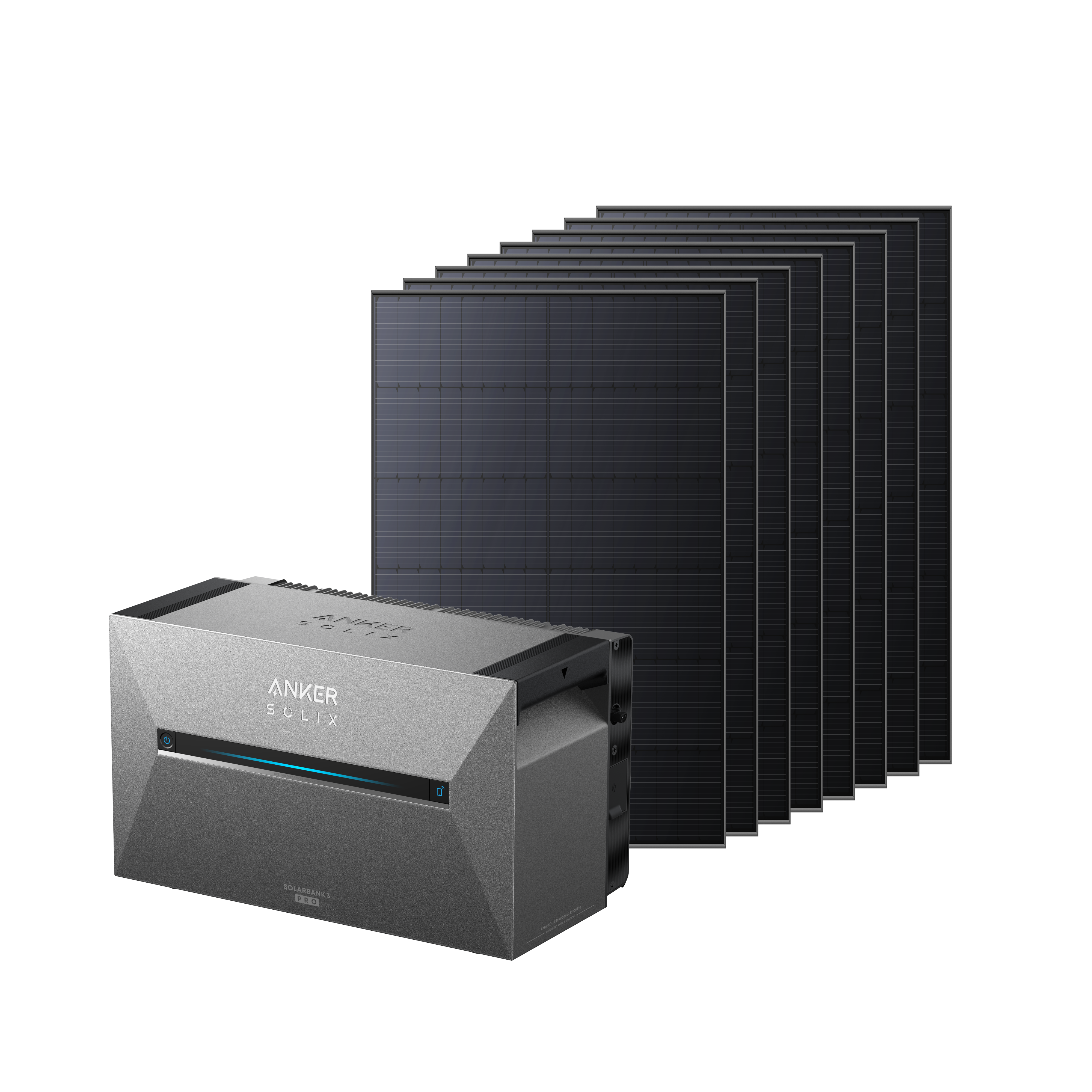Anker SOLIX Solarbank 3 E2700 Pro + 3560Wp Bifaziales Solarmodul Image