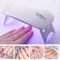 Bureau séchage lampe à ongles outil lampe de séchage des ongles Machine Portable Mini Usb 6W 3LED UV manucure lampe ongles USB usage domestique lampe à ongles lumière
