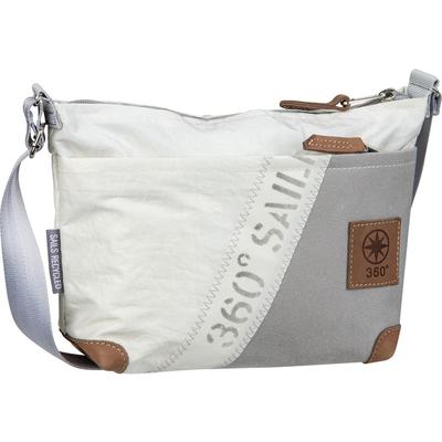 360Grad Beuteltasche Deern Lütt Stencil-Weiß/Grau Weiss Damen Image