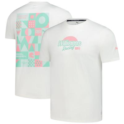 Williams Puma Beach T-Shirt – Weiß Image