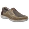 Slipper JOSEF SEIBEL "New Anvers 78", Herren, Gr. 40, beige (sand, braun), Leder, Textil, sportlich, Schuhe, Schlupfschuh, Freizeitschuh, Sneaker mit Gummizug