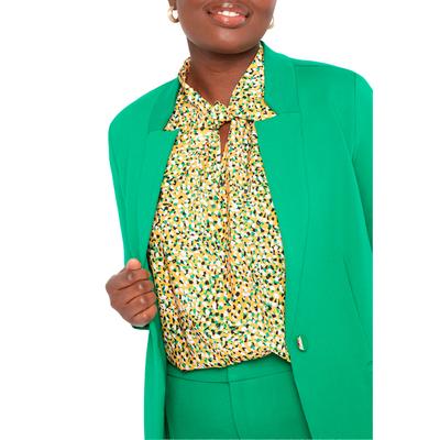 Plus Size Women's The Ultimate Stretch One Button Blazer by ELOQUII in Vivid Emerald (Size 22)