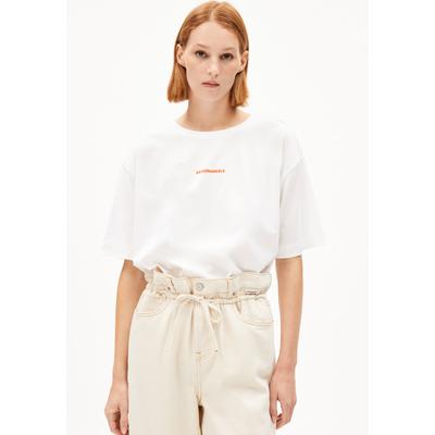 GIANNAA MAATURE - Frauen Oversized Fit T-Shirt - weiss (Größe: L) Image