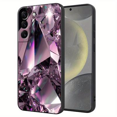 TEMU Pink Diamond Pattern Case Galaxy Note 8 S9+ S25 S20 S21 S10 S23+ S20 Fe S22+ S23 Ultra S24 Plus 5g Core Soft Phone Cover Shell Image