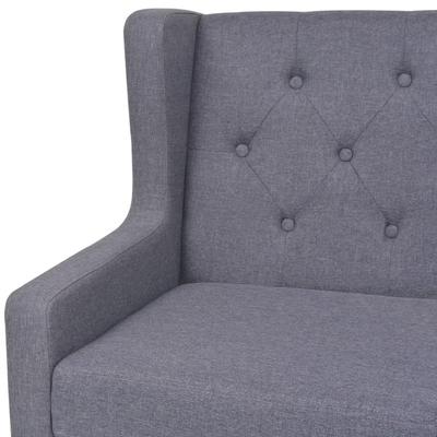 TEMU 2-seater Sofa Fabric Grey Image