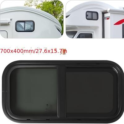 TEMU Side Window, 78 X 48 X 9 Cm Window Camper Side Window, Motorhome Sliding Window Tinted For Motorhomes, Trailers, Pickups Or Modified Vehicles Image