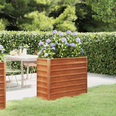 TEMU Rusty Raised Bed 100x40x77 Cm Corten Steel Image