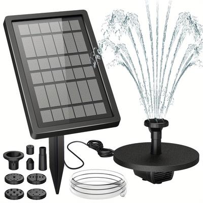TEMU 1 Set Of Fountain Pump Practical Fountain Pool Water Pump Suitable For Garden Pond Bird Pool Diy Garden Equipment Image