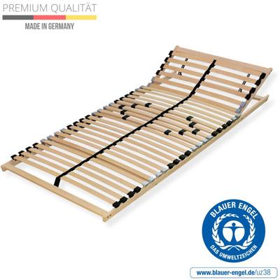 Sleepneo - Hochwertiger Lattenrost 80x200 – Flexibler 7-Zonen-Rahmen aus Buchenholz mit 28 Image