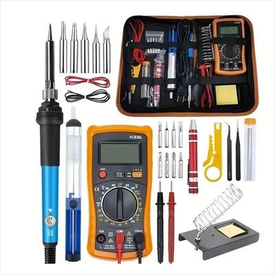 SNQ - Digitalmultimeter Multimeter 18-teiliges Set Auto Range Digitalmultimeter Professioneller Image