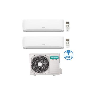 Hi Comfort Wifi R32 Dual Split Inverter Klimaanlage 7000 + 12000 btu mit e.u. 2AMW42U4RGC Klasse Image