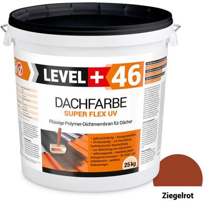 Level+ - level+ Dachfarbe elastische Dicht-Polymermembrane L+46 ziegelrot - 25KG Image