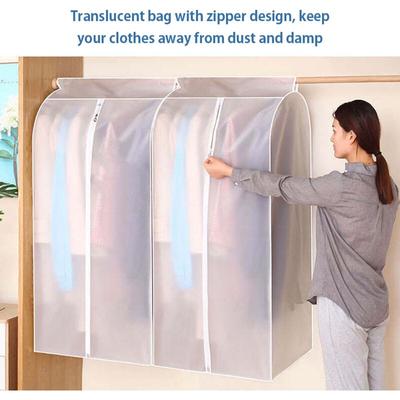 Eosnow - Garment Clothes Cover Protector Hängende Aufbewahrungstasche Durchscheinend Staubdicht Image