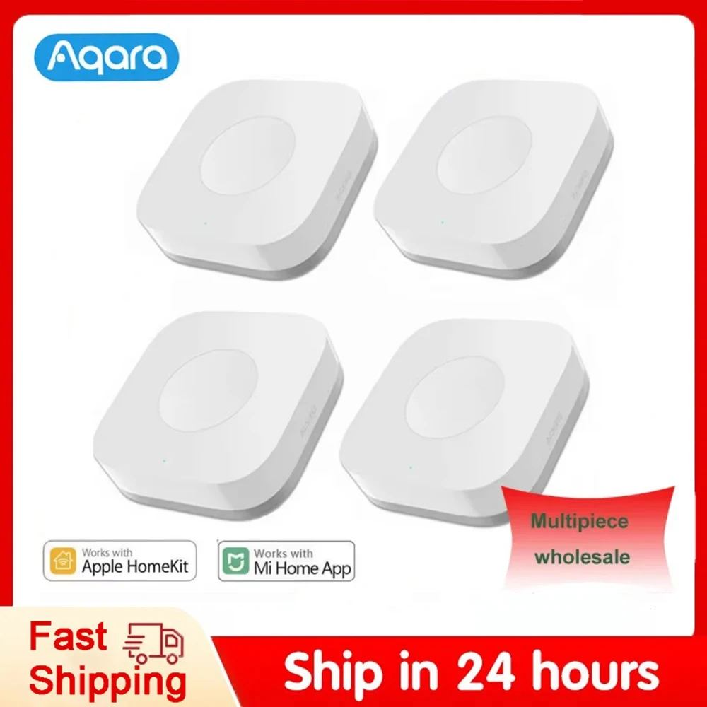 Aqara Smart Wireless Mini Switch Zigbee One Key Control Button für Homekit Xiaomi Mihome Smart Home Security Image