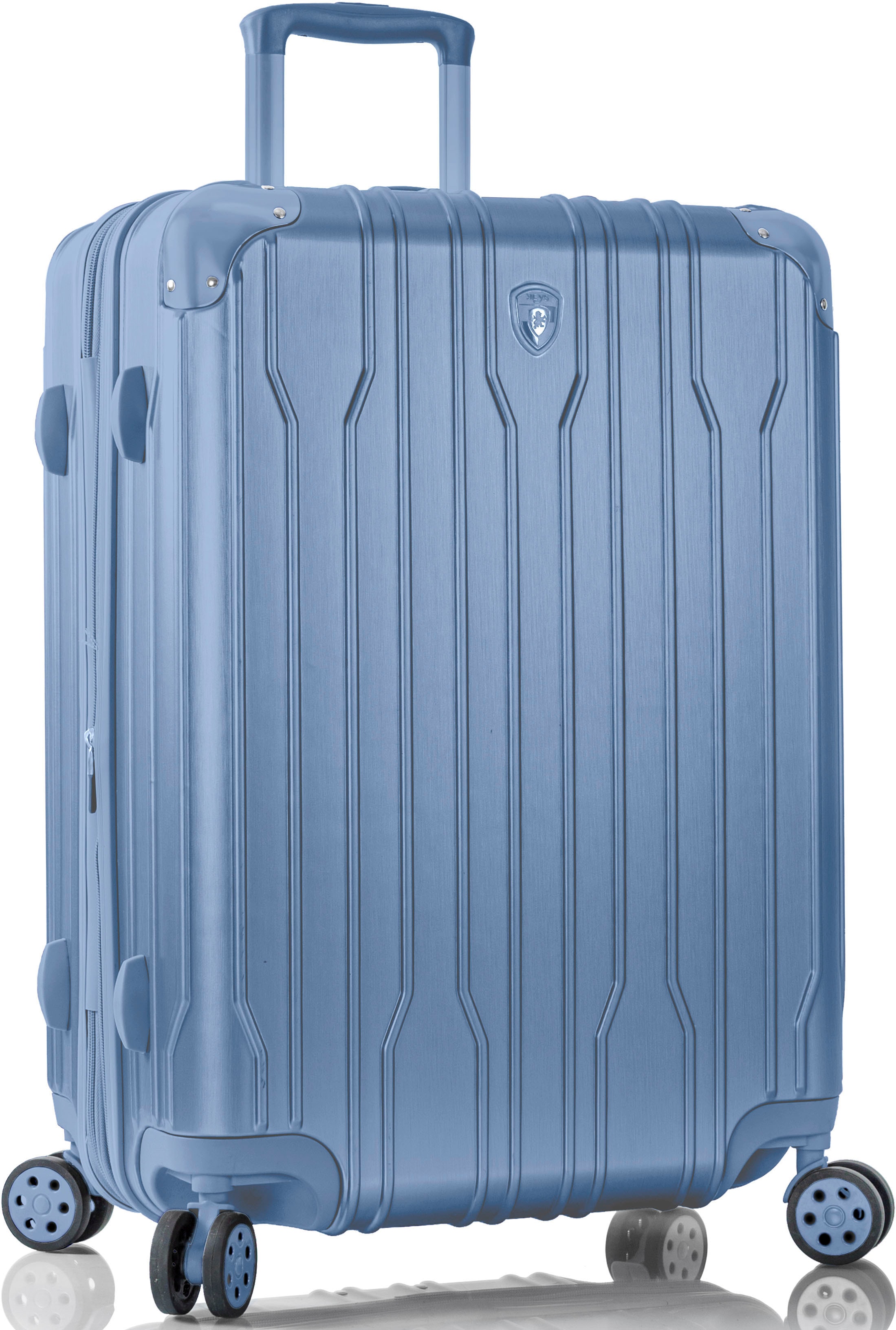 Hartschalen-Trolley HEYS "Xtrak, in verschiedenen Farben und Größen", Gr. B/H/T: 45 x 66 x 30 77, blau (icy blau), Polycarbonat-Verbundwerkstoff, festlich, Koffer, Heys x Joachim Llambi Handgepäck-Koffer TSA Schloss Volumenerweiterung Image