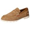 Slipper MUSTANG SHOES, Herren, Gr. 44, braun (hellbraun), Lederimitat, casual, Schuhe, Mokassin, Loafer, Sneaker mit weicher Innensohle