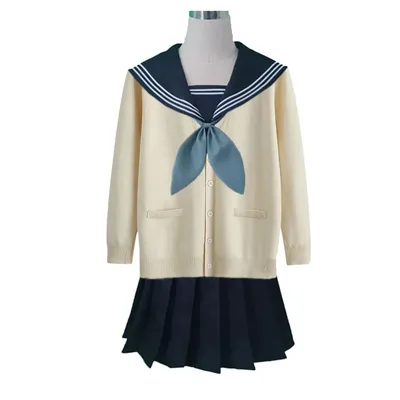 Nemu Manaka Hokari Kanae Schuluniform Kleid Cosplay Kostüm Angepasst Image