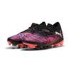 Fußballschuh PUMA "FUTURE 8 MATCH FG/AG WN'S", Gr. 41, puma schwarz, puma weiß, glowing rot, Synthetik, sportlich, Schuhe, für Rasenplätze