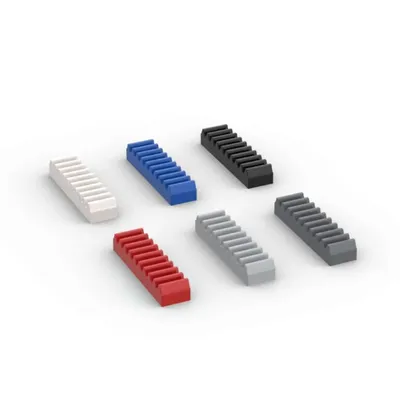 10 PCS 3743 Teile High-Tech Zahnstange 1x4 Bausteine 100 % kompatibel DIY Ziegel Spielzeug Image
