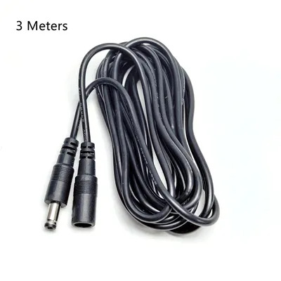 Copper DC 12V WIFI Camera Power Extension Cable 3/10 Meters 5.5mmx2.1mm Extended Cord Cables for Wifi/AHD/IP Security Cameras