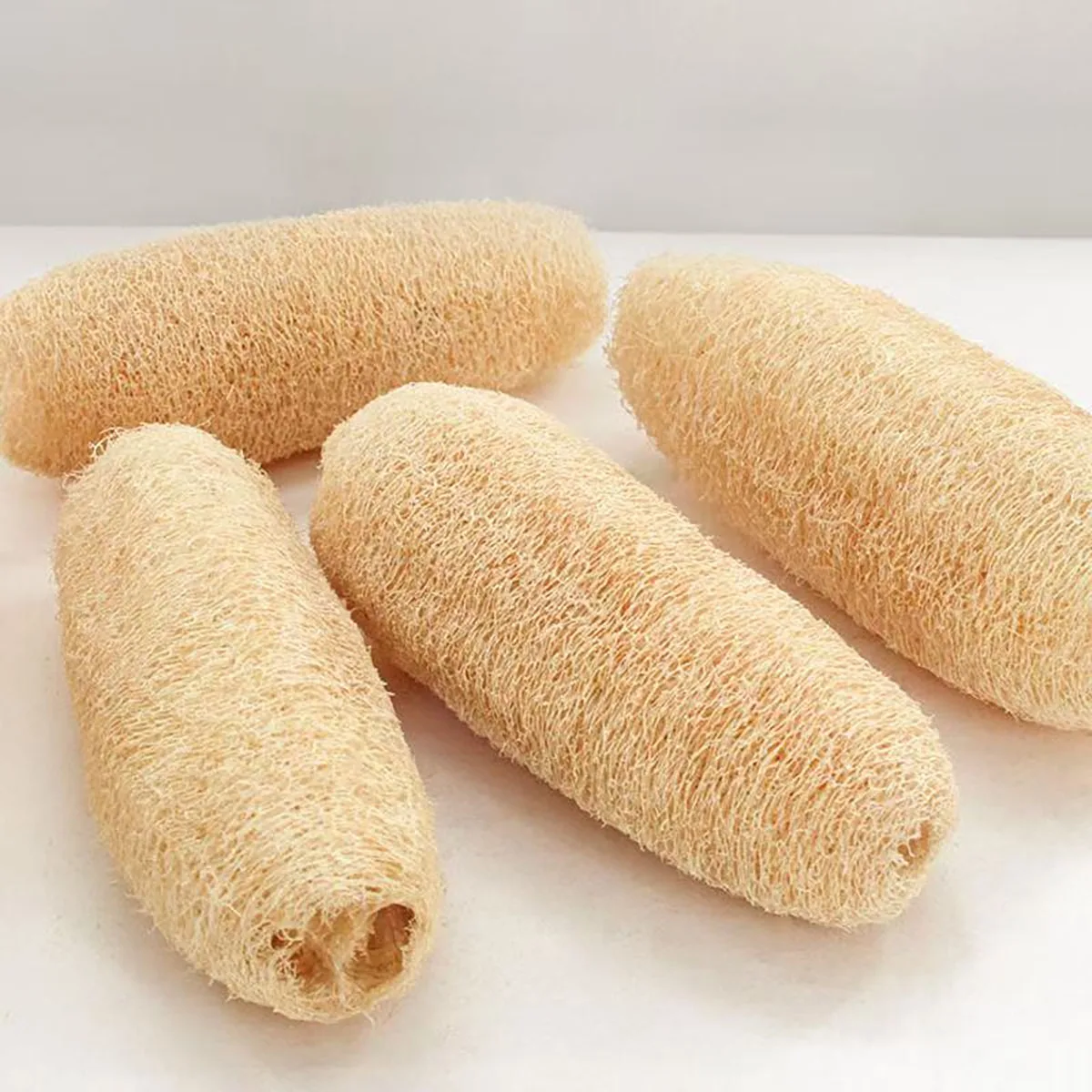 1 stücke Natürliche Luffa Schwamm Mehrzweck Reinigung Werkzeug für Küche Badezimmer Wäscher Für Tägliche Reinigung Waschen Körper Wäscher spa Image