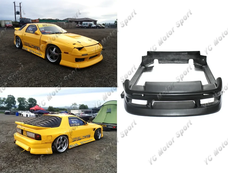 FRP Fiber Glass BN Type I Style Bodykits Fit For 1986-1992 RX7 FC3S Body Kits Front Bumper Side Skirts Rear Bumper Image