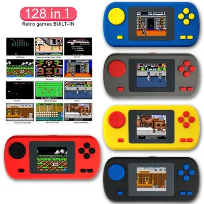 Ylw gc32 mini handheld game player tragbar tft farbbild video konsolen gebaut in 128 8bit spiele für Image