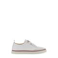 Thom Browne Low-Top Sneaker - Low-Top Leather Sneaker - Gr. 7 - in Weiß - für Herren