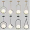 Lampes suspendues boule de verre LED nordique lampes LED suspendues noires Bar Restaurant déco Luminaire chambre lumière LED lampe suspendue