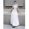 Luxury Lace Perspective Long Dresses Spring Women Sleeveless Round Neck Big Swing Dress New Summer