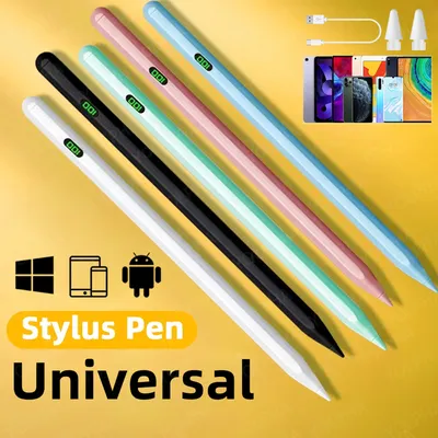 Universal active stylus for iPad Android stylus Capacitive stylus with digital power display iPad