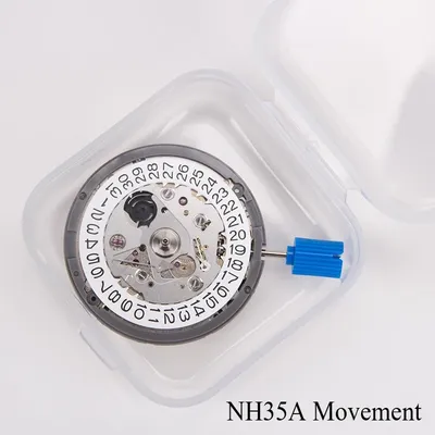 NH35A Premium Mechanical Movement NH35 White At 3/3.8/6 Date wheel 24 Jewels Automatic Self-winding