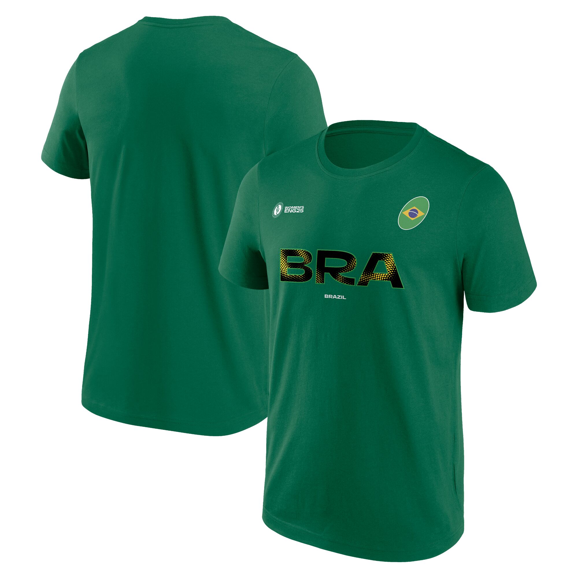 Rugby-WM 2025-Fan-T-Shirt mit Grafik – Brasilien Image