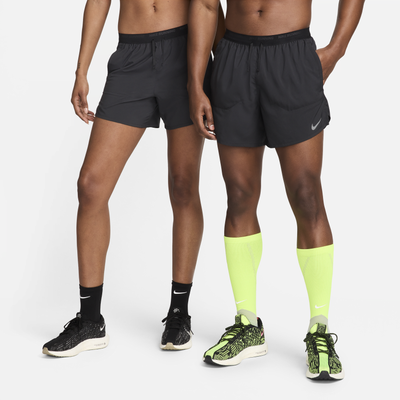 Nike Stride Men's Dri-FIT 13cm (approx.) Brief-Lined Running Shorts - Black - Polyester