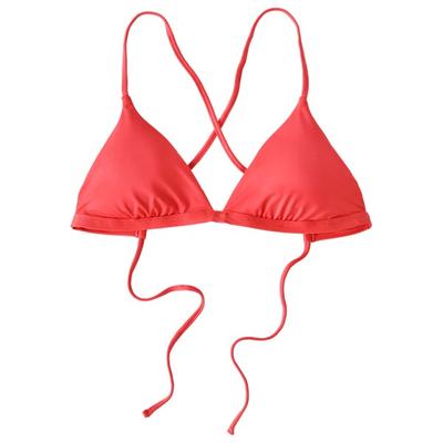 Patagonia - Women's Cross Shore Triangle Top - Bikini-Top Gr XL rot/weiß Image
