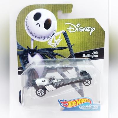 Disney Toys | Hot Wheels 2019 - Character Cars - Nightmare Before H2f Jack Skellington | Color: Black/White | Size: Osb