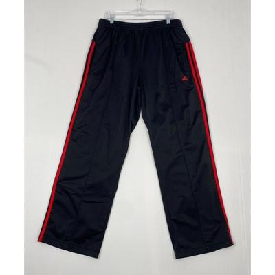 Adidas Pants | Vintage Y2k Adidas Sweatpants Mens Xl Black Gym Drawstring Athletic Track Pants | Color: Black | Size: Xl