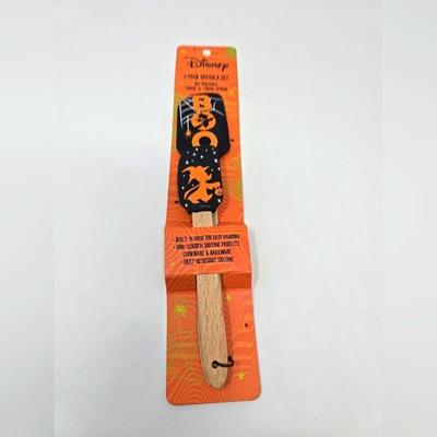 Disney Kitchen | Disney Halloween Mickey & Minnie 2pc Spatula Set Large And Small New | Color: Black/Orange | Size: Os