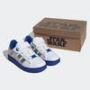 Sneaker ADIDAS SPORTSWEAR "ADIDAS X STAR WARS GRAND COURT 2.0", Gr. 32, cloud weiß, silber metallic, royal blau, sportlich, Schuhe, Design auf den Spuren des adidas Superstar
